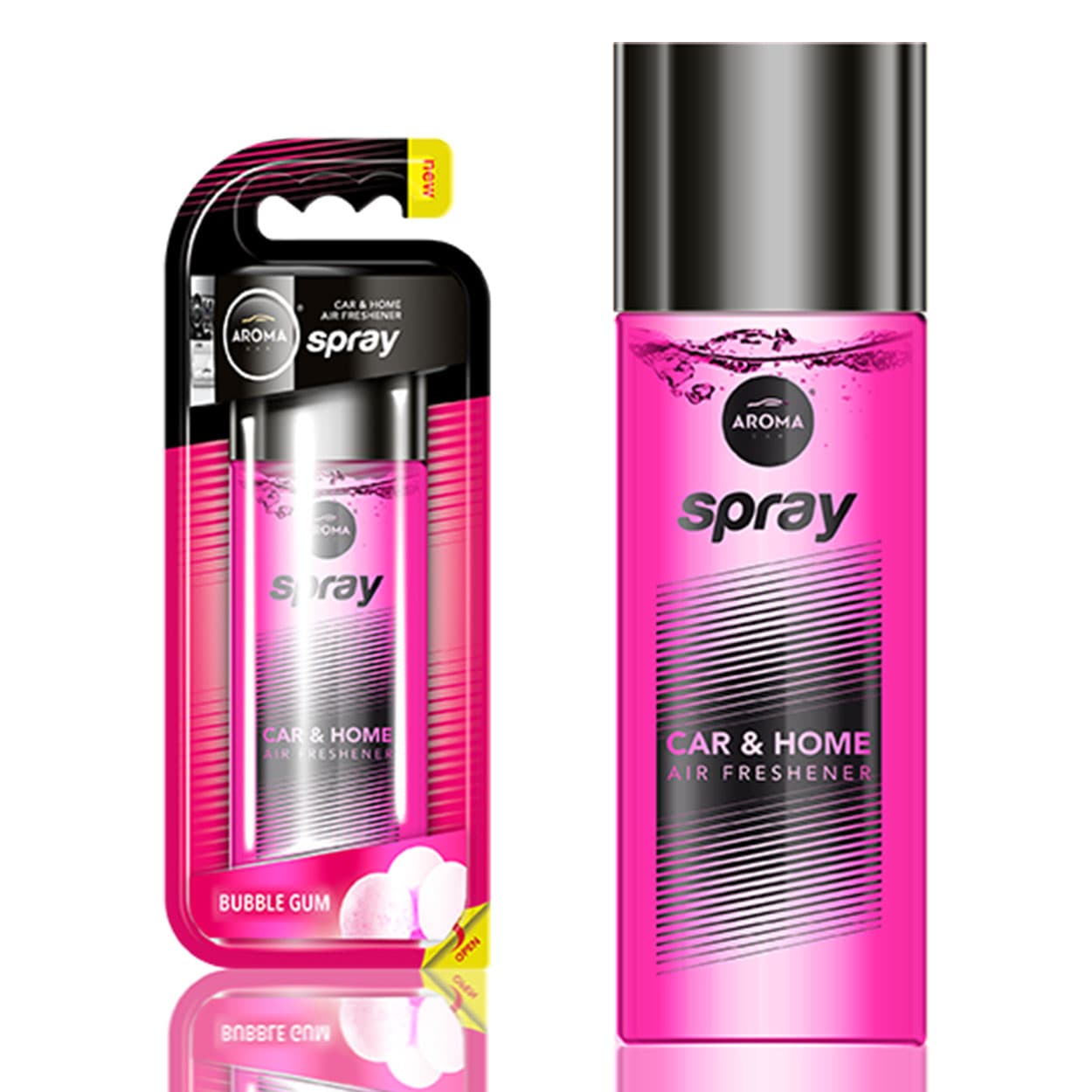 AROMA CAR Aroma Spray osvežilček za avto, bubble gum, 50ml
