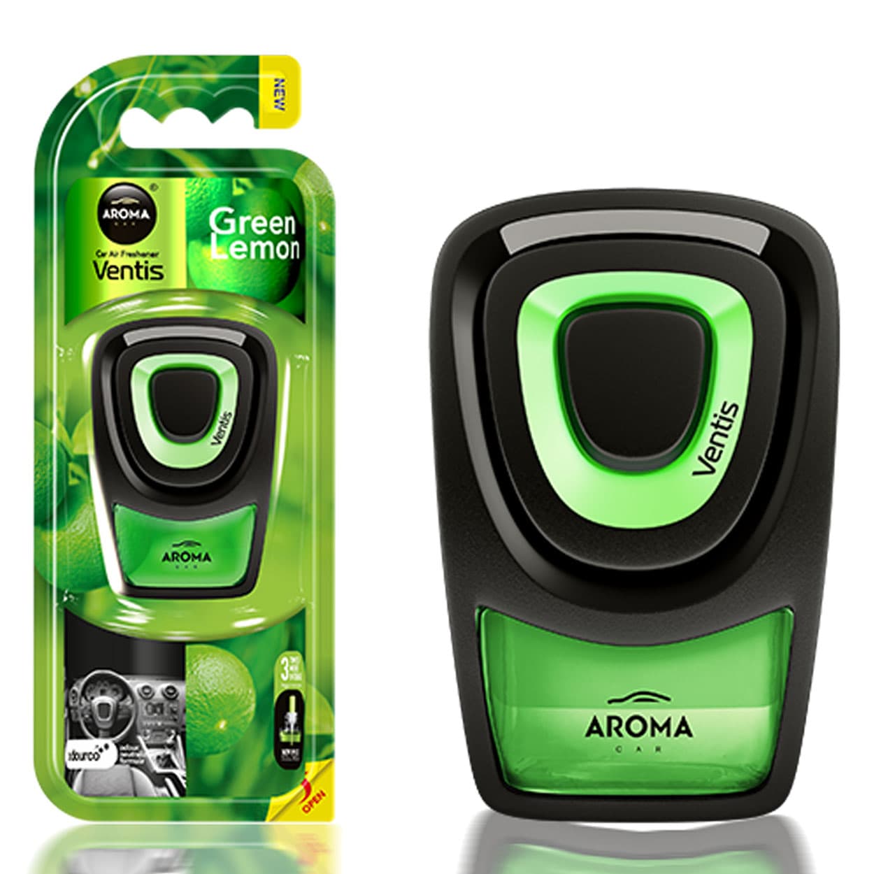 Osvežilec zraka AMiO VENTIS Lemon Green za ventilacijsko mrežico