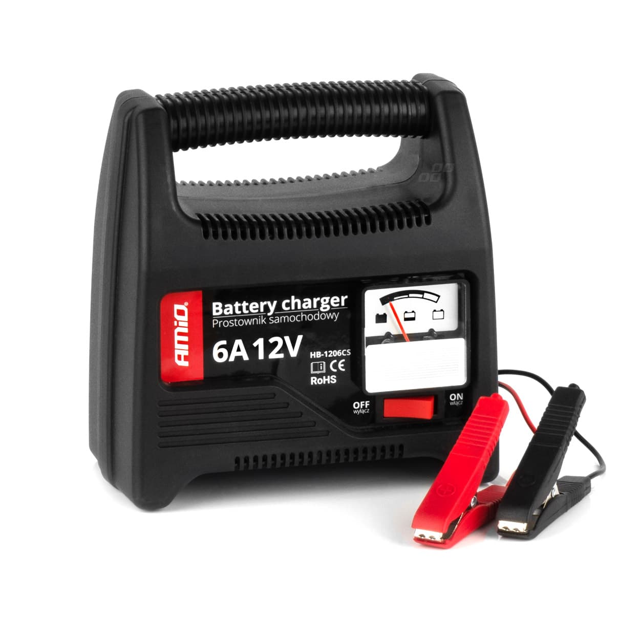AMiO polnilnik akumulatorja 6A, 12V (SBC-6A)