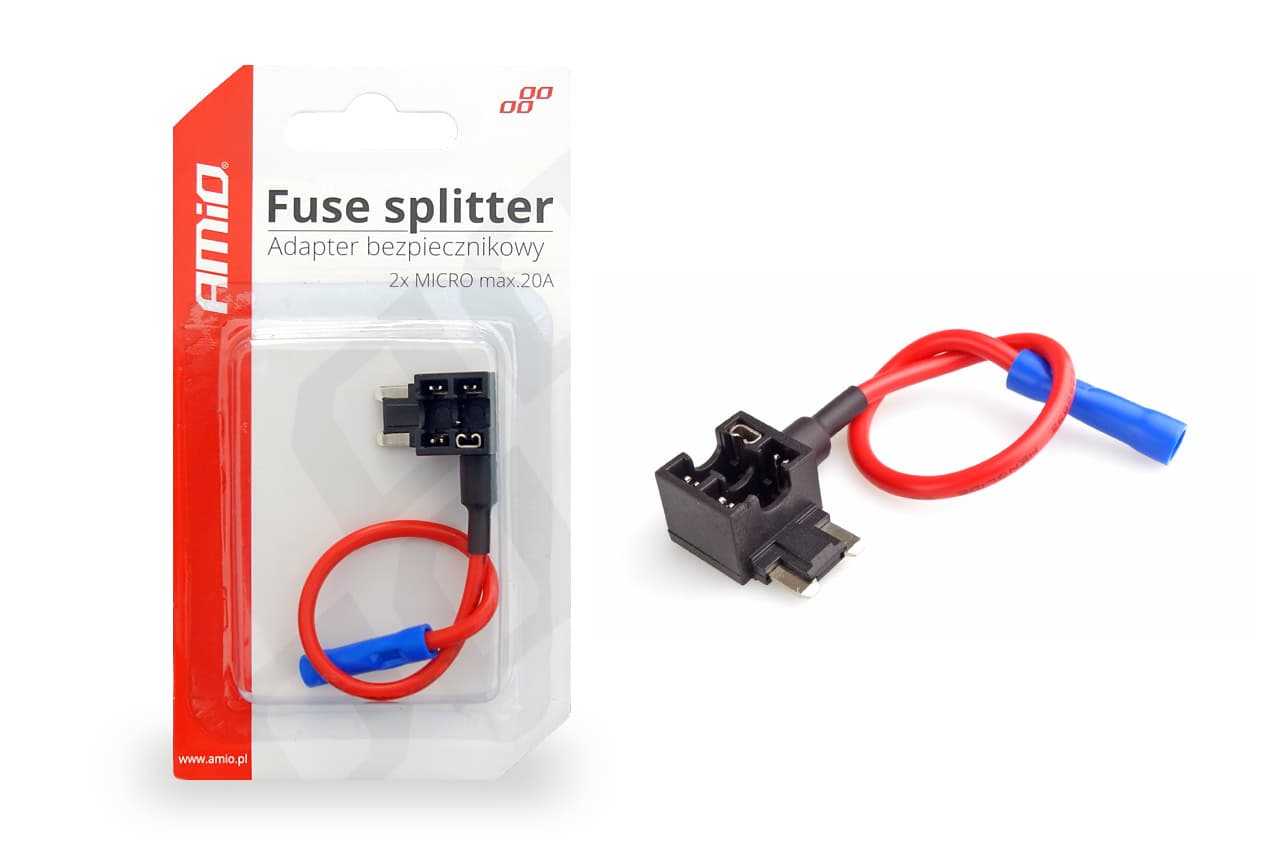 AMiO adapter za dodatni varovalko MICRO, 20A