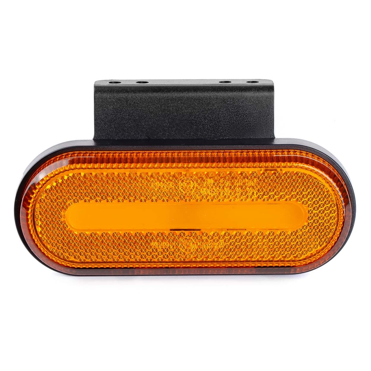 AMiO OM-01-O LED obrysna svetilka, ovalna, oranžna