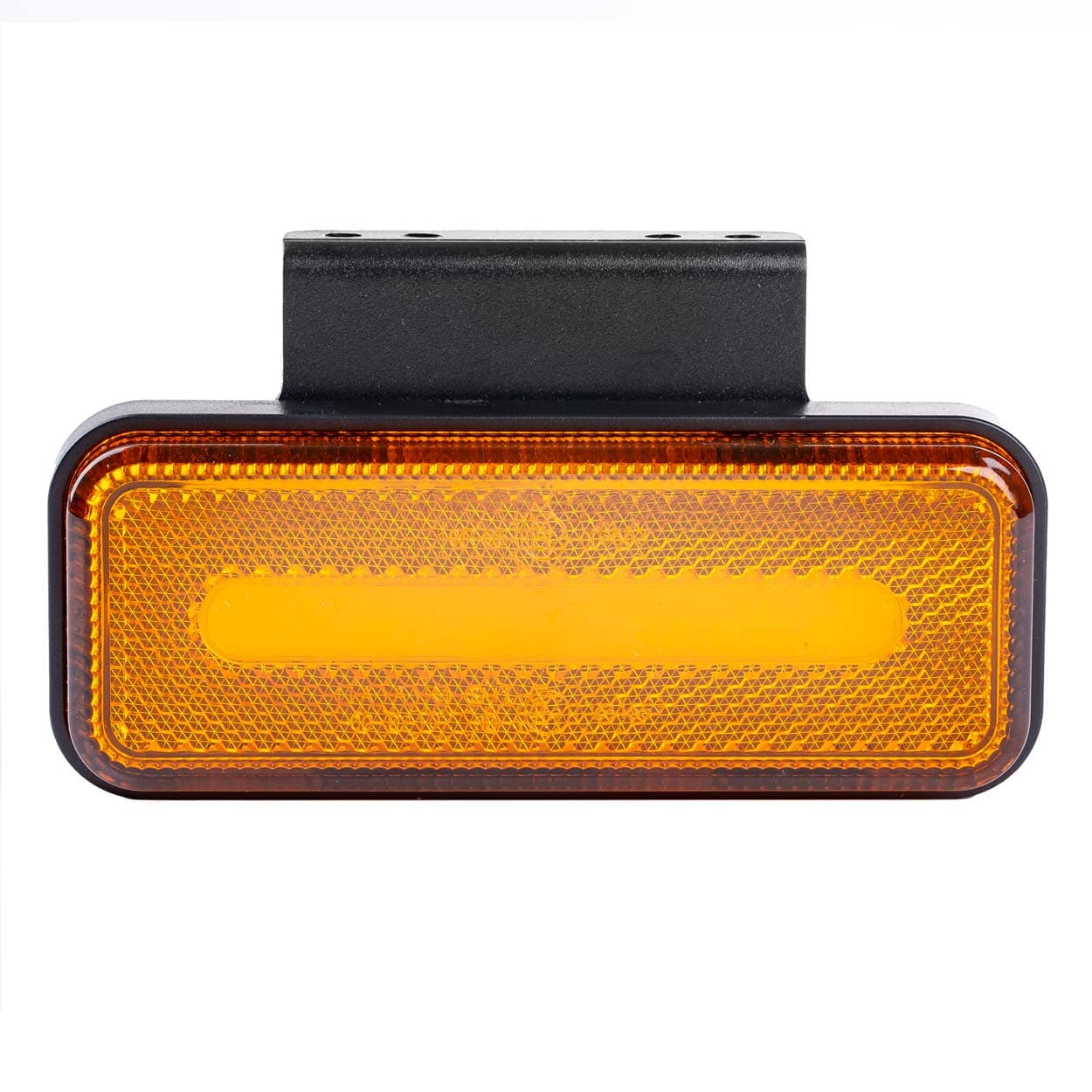 AMiO OM-02-O LED obrysna svetilka, pravokotna, oranžna