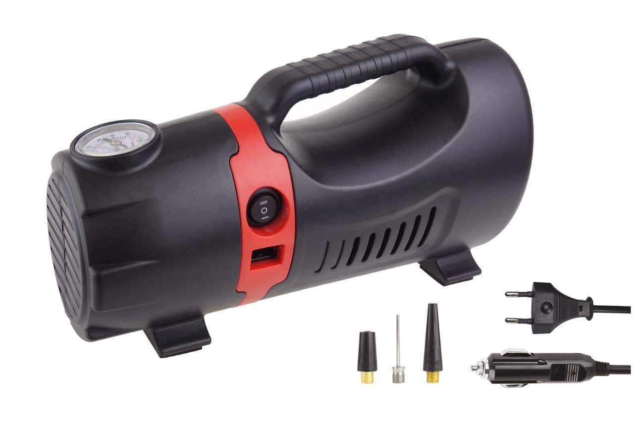 AMiO ACOMP-09 avtomobilski kompresor, 12V/230V, 7 bar