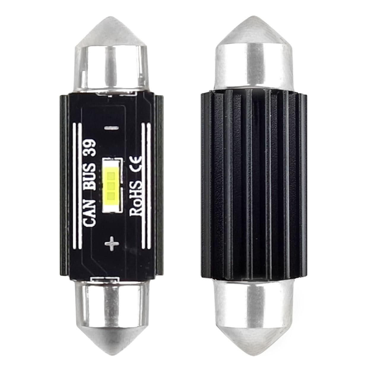 LED žarnici AMiO CANBUS C5W 39mm, bela, 12-24V