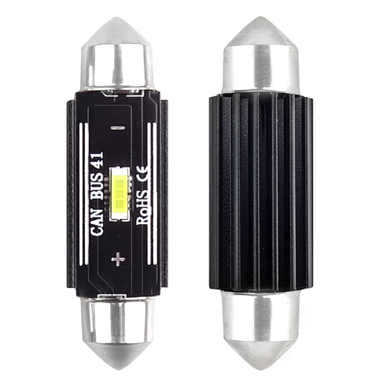 LED žarnici AMiO CANBUS C5W 41mm, bela, 12-24V
