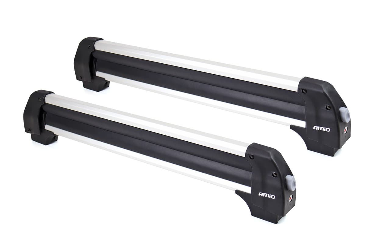 AMiO Prtljažnik za smuči/snowboard na strehi (760 mm), aluminij