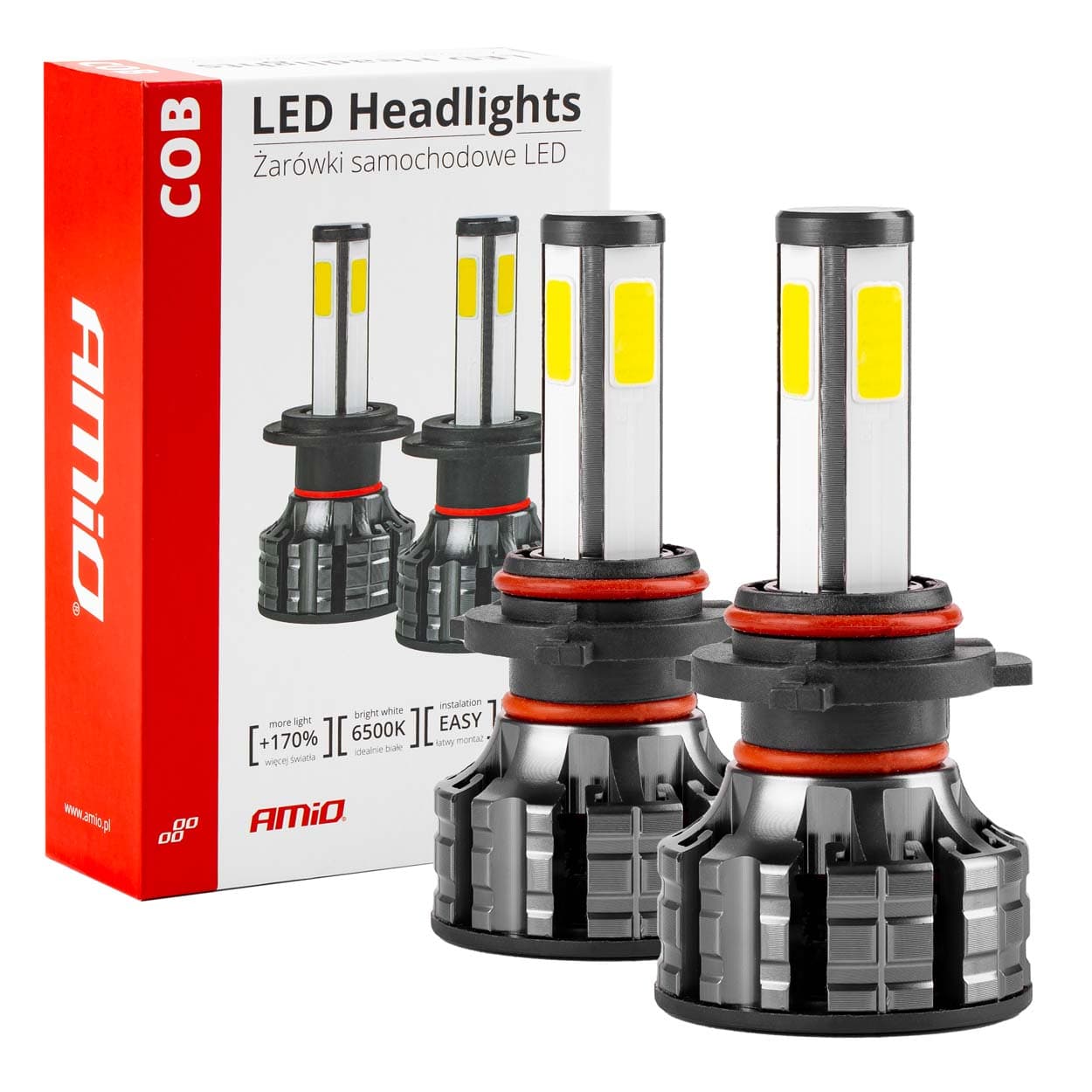 AMiO LED žarnice za avto COB HB4 6500K