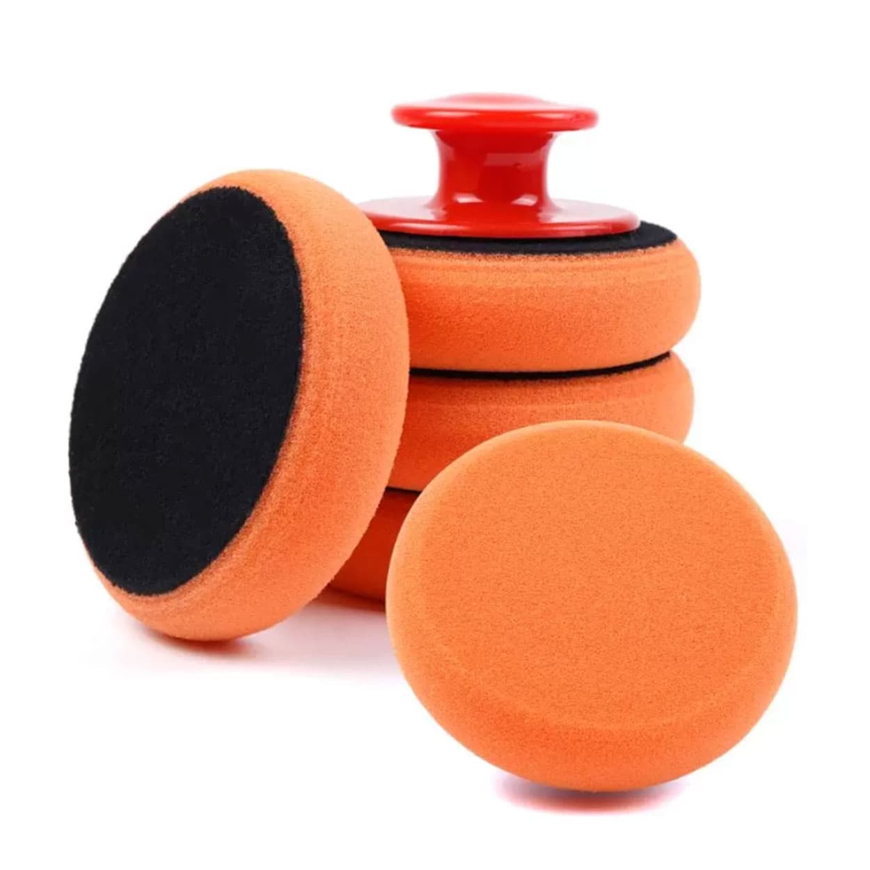 Set spužvastih aplikatorjev za poliranje AMiO, 125 mm, 5 kosov