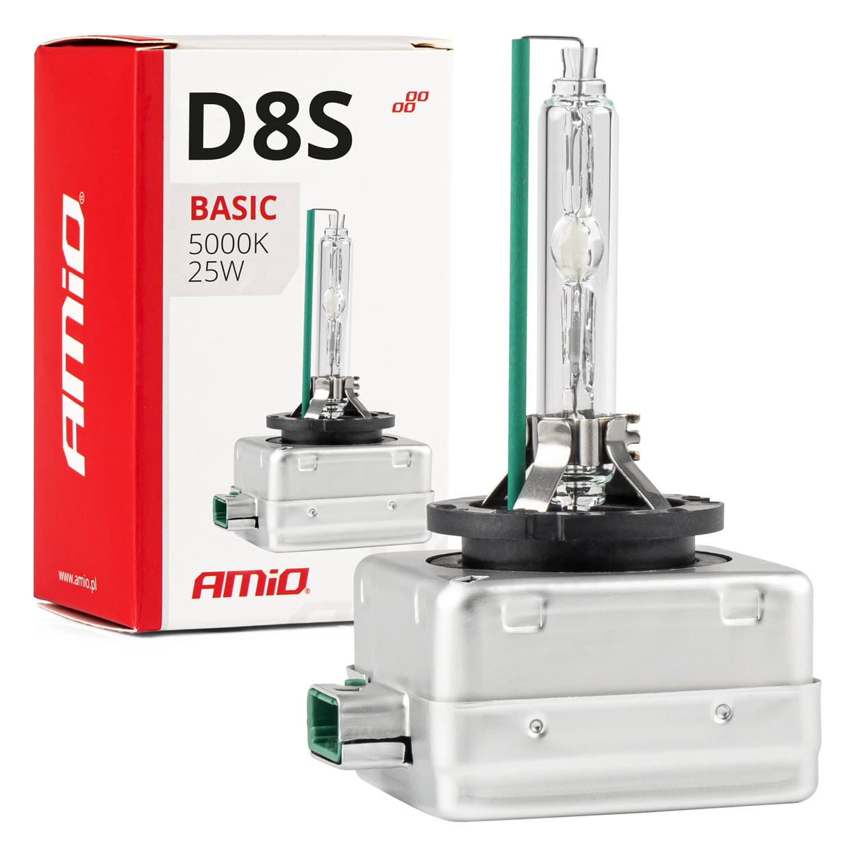 AMiO Xenon žarnica D8S 25W 5000K Basic