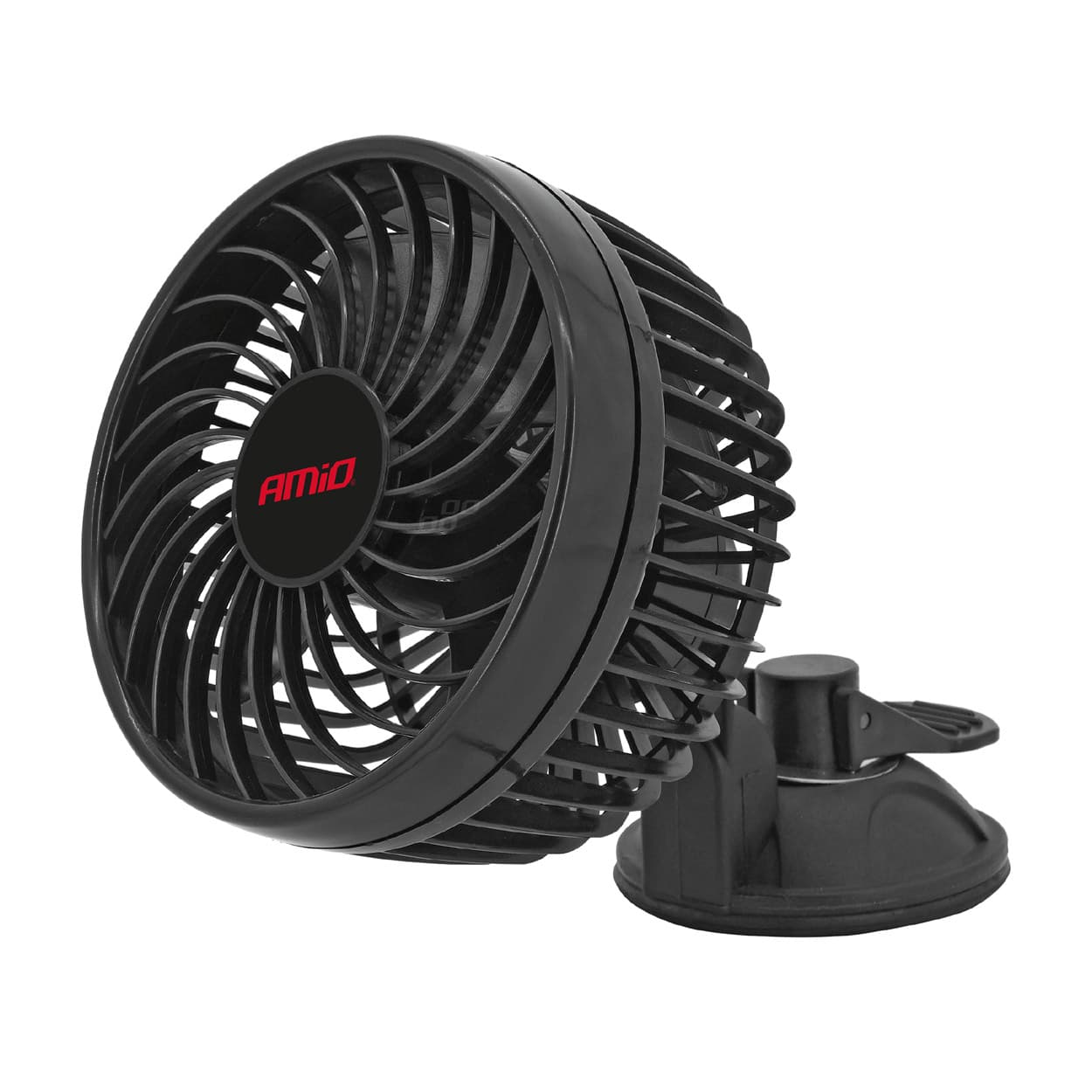 Avtomobilski ventilator AMiO 12V z vakuumsko prisesko (15 cm)