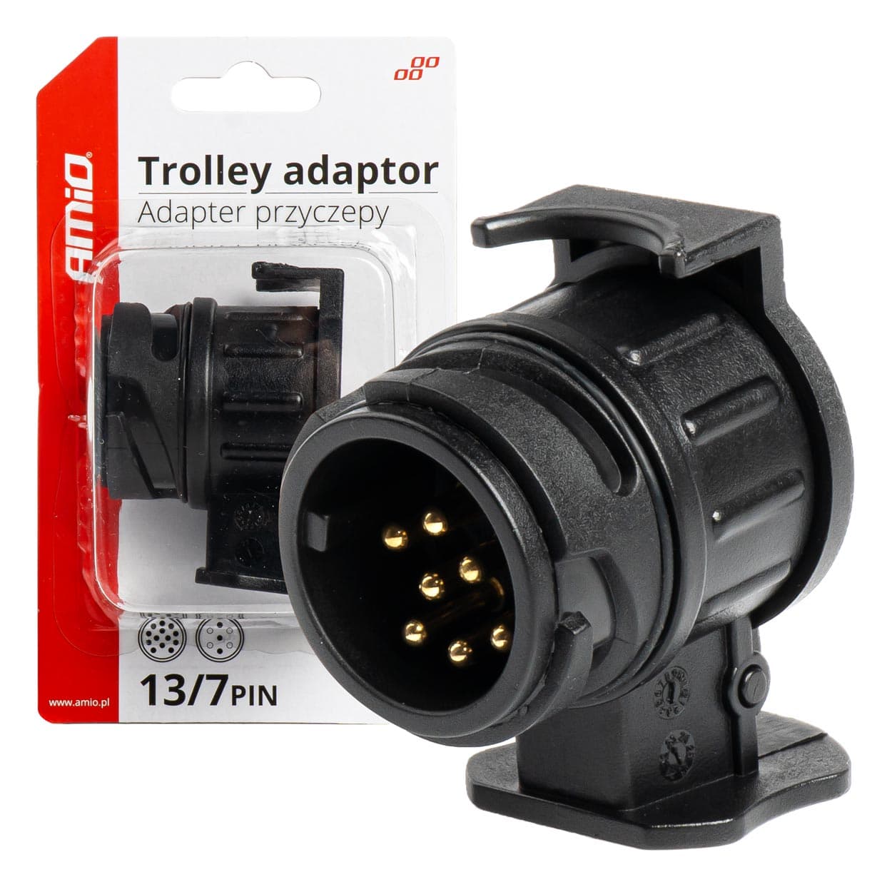 Adapter AMiO 13/7 pin, iz 13-pinskega v 7-pinski vtič