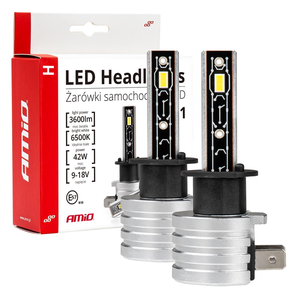 AMiO H-mini H1 LED Avtomobilske žarnice 6500K Canbus