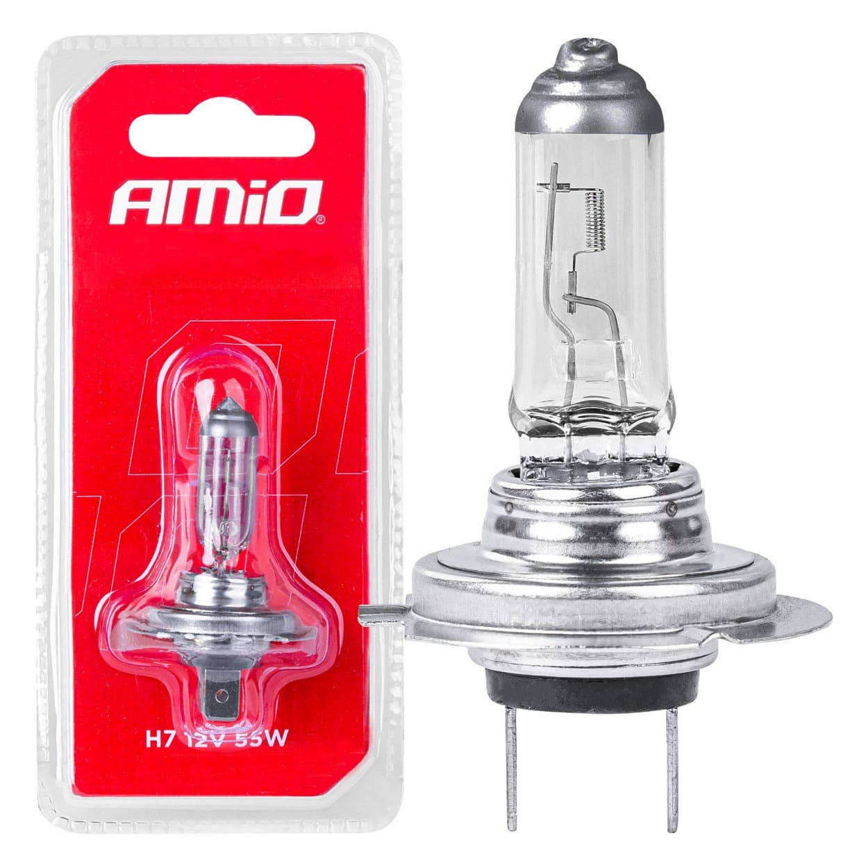 Halogenska žarnica AMiO H7 12V, 55W (1 kos.)