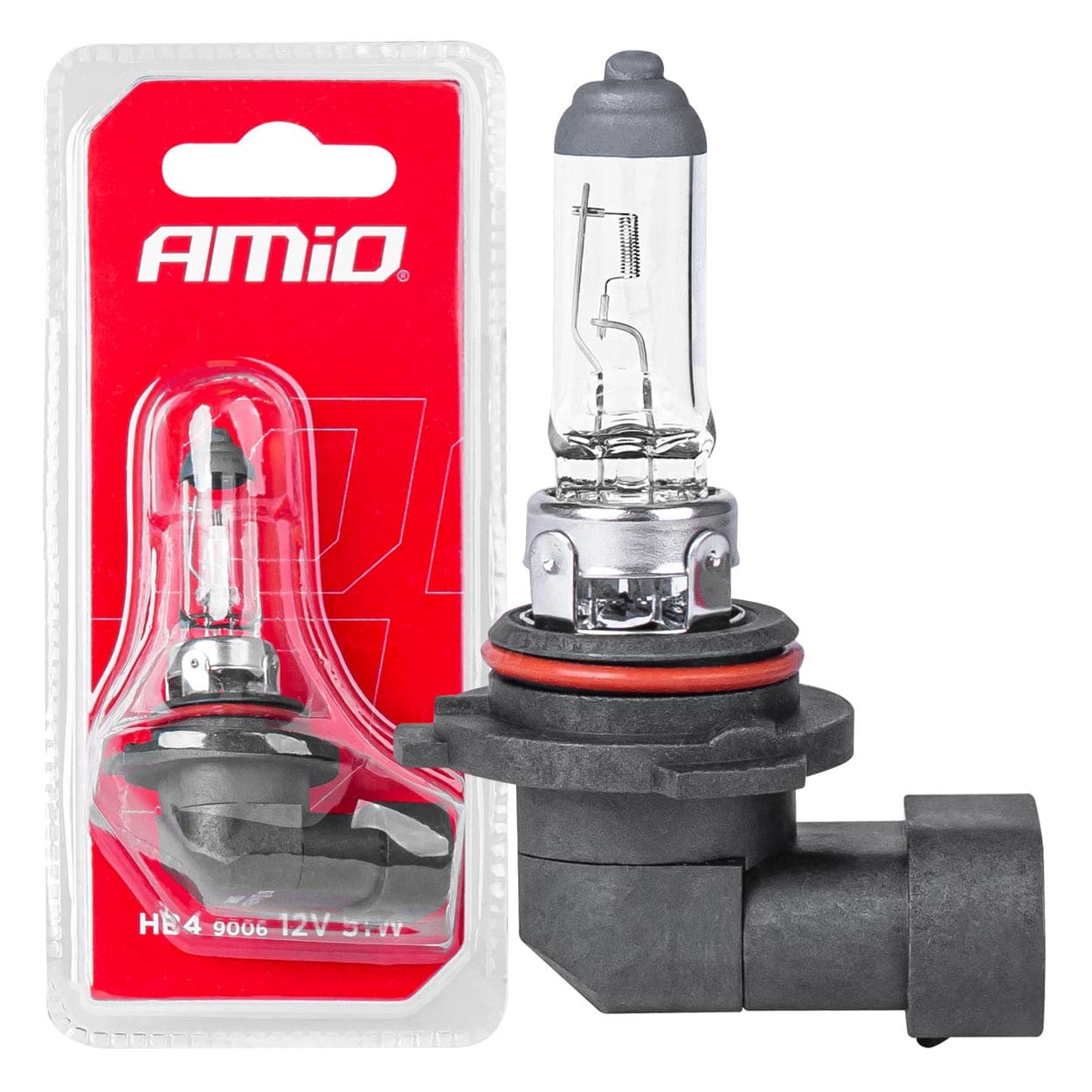 Halogenska žarnica AMiO HB4 (9006) 12V, 51W (1 kos.)