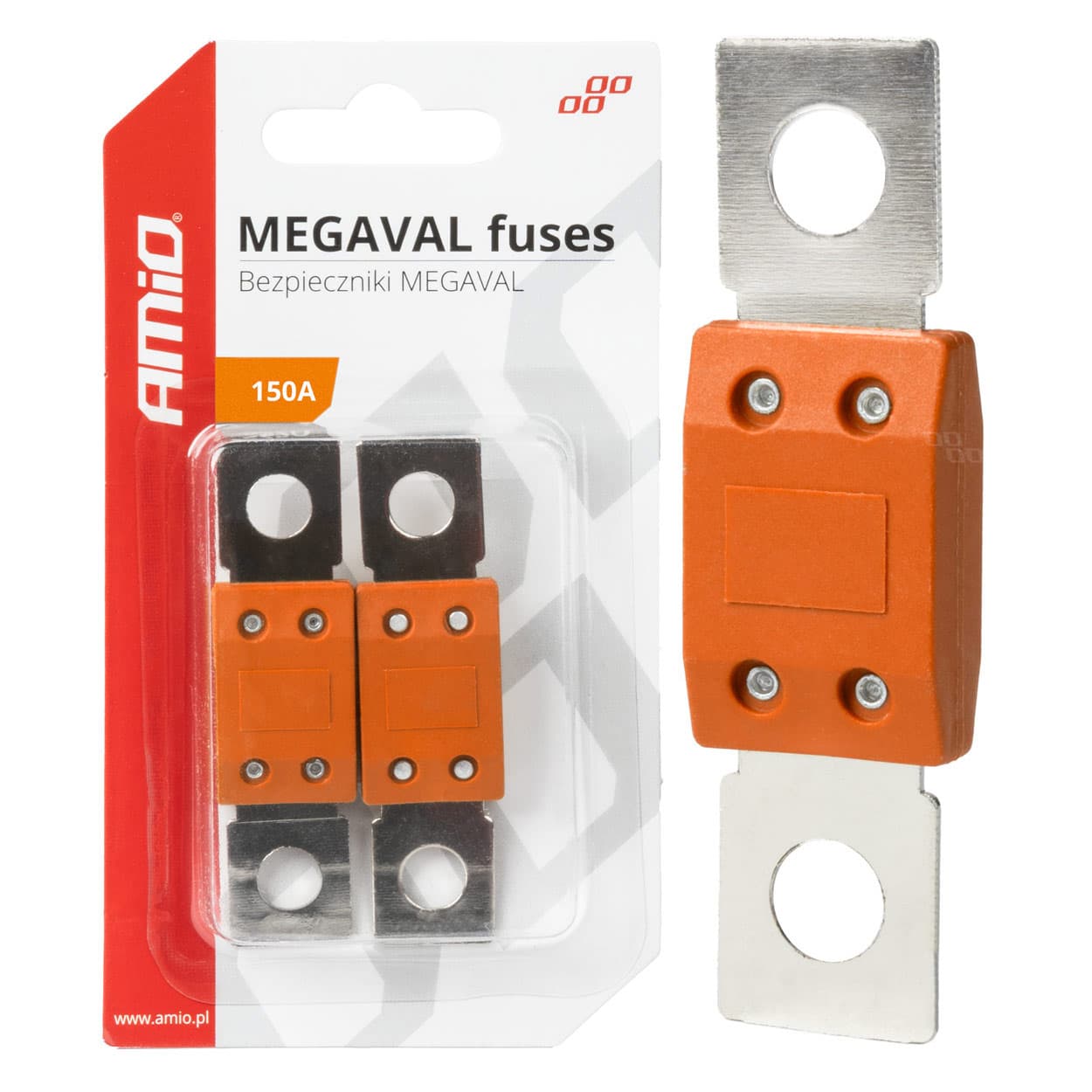 AMiO MEGAVAL MTA avtomobilski varovalki, 2 kosa, 150A