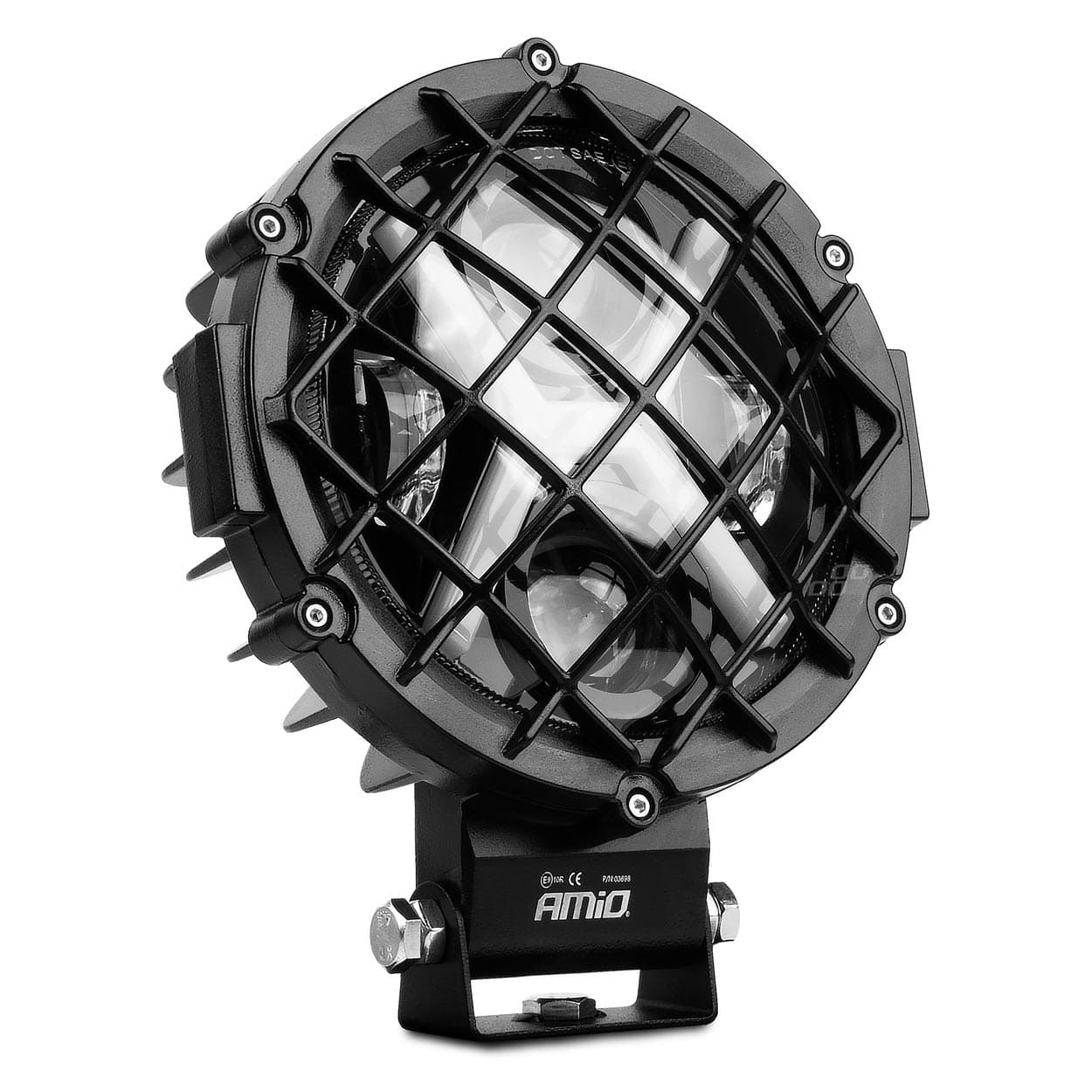 Delovna LED svetilka AMiO X-Light, okrogla, 50W, 12V/24V