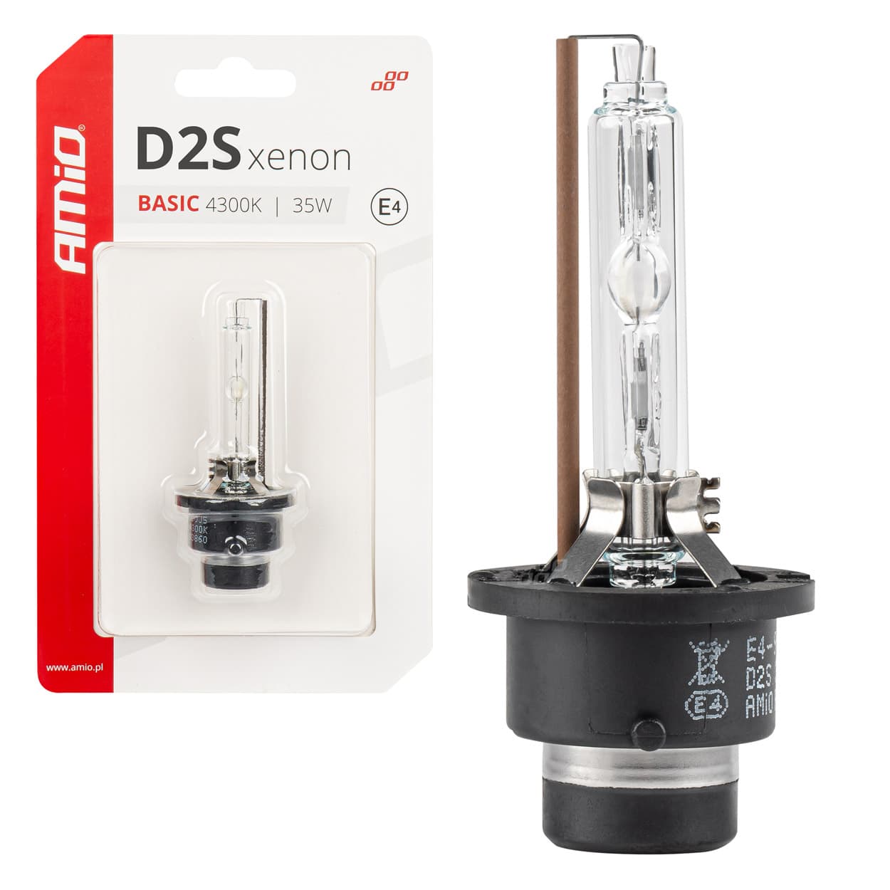 AMiO Xenon žarnica D2S 4300K