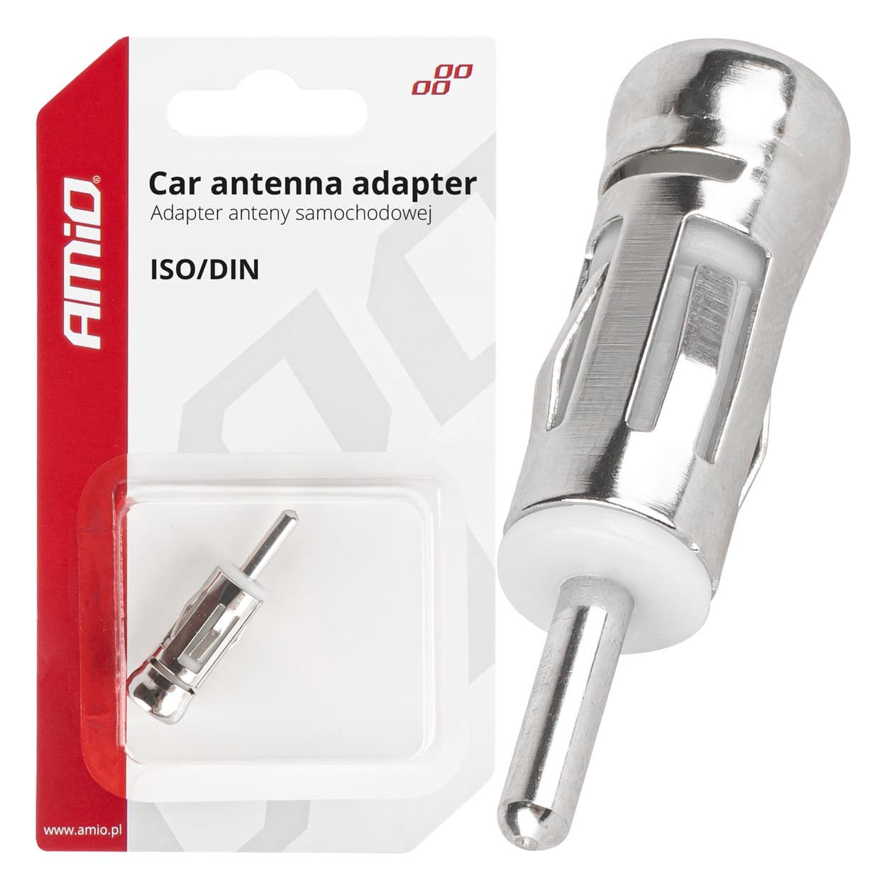 Antenski adapter AMiO ISO na DIN (raven)