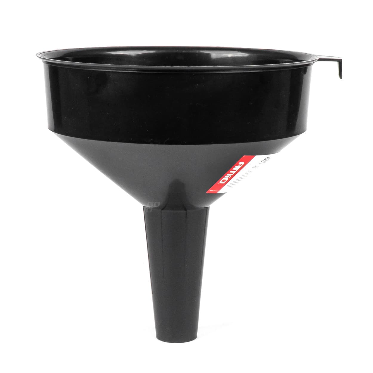 Plastični levek AMiO, črn, univerzalen, 19,5 cm