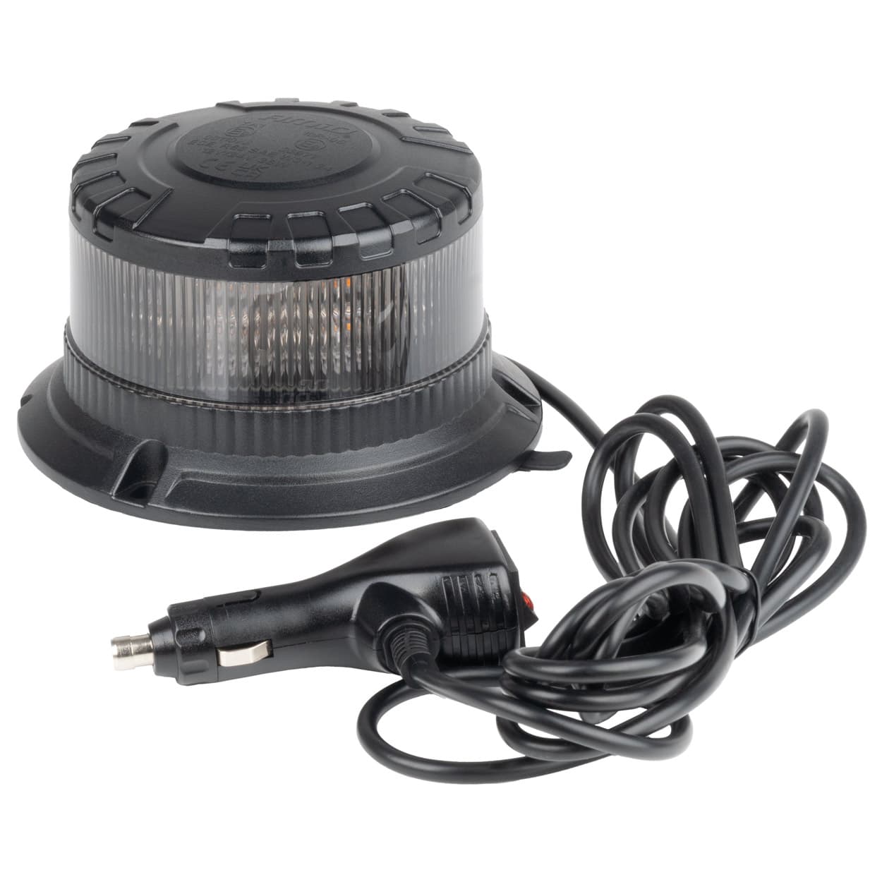 Opozorilna LED luč AMiO W28M z magnetom (12/24V), belo ohišje