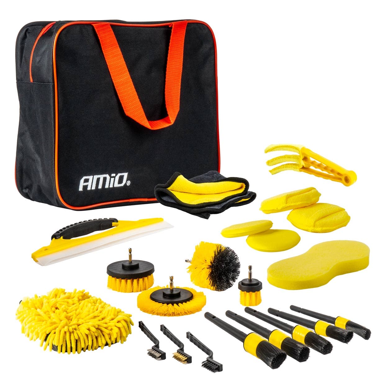 Set za detailing avtomobila AMiO, 22 delni