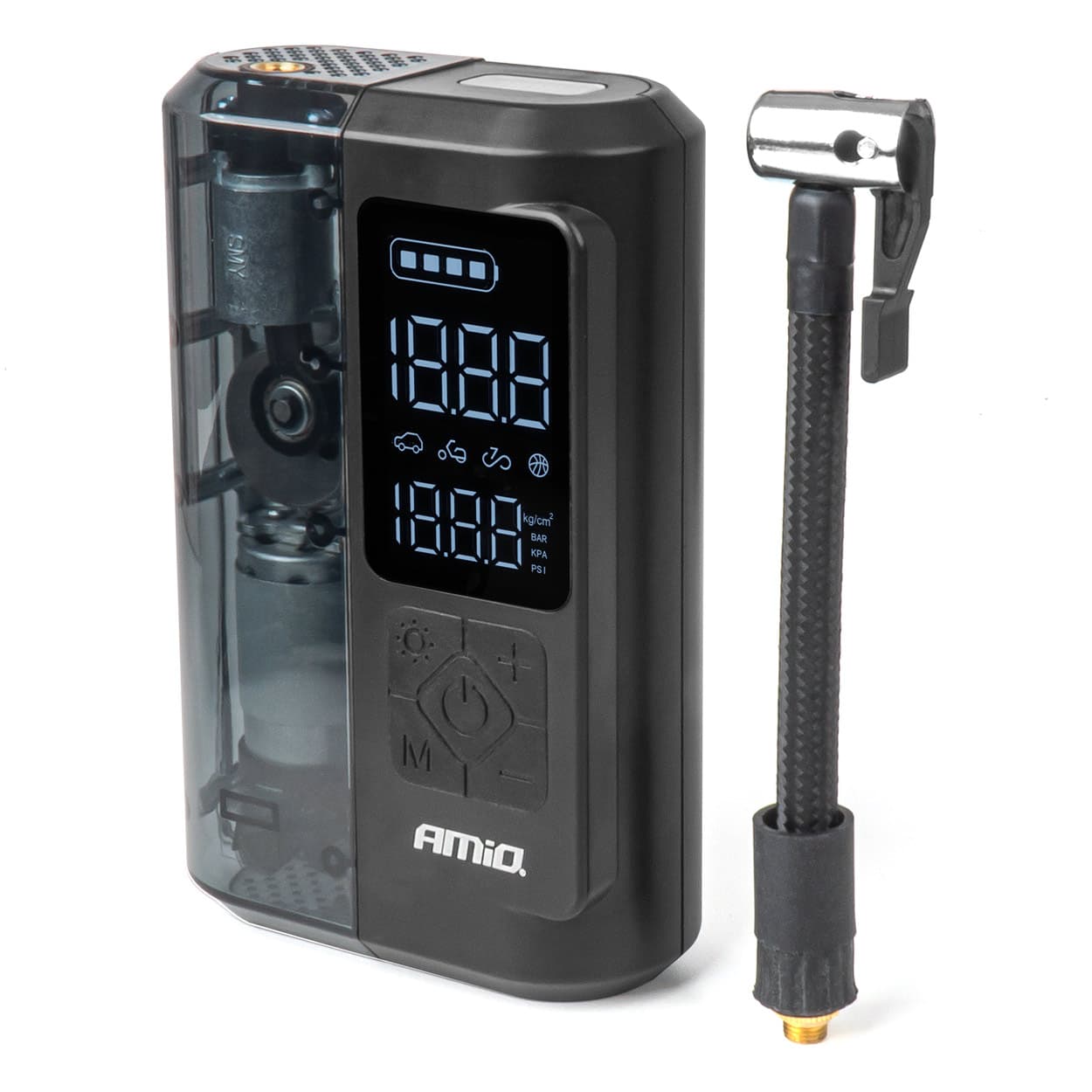 Brezžični kompresor AMiO s Powerbank funkcijo, USB-C, 40W