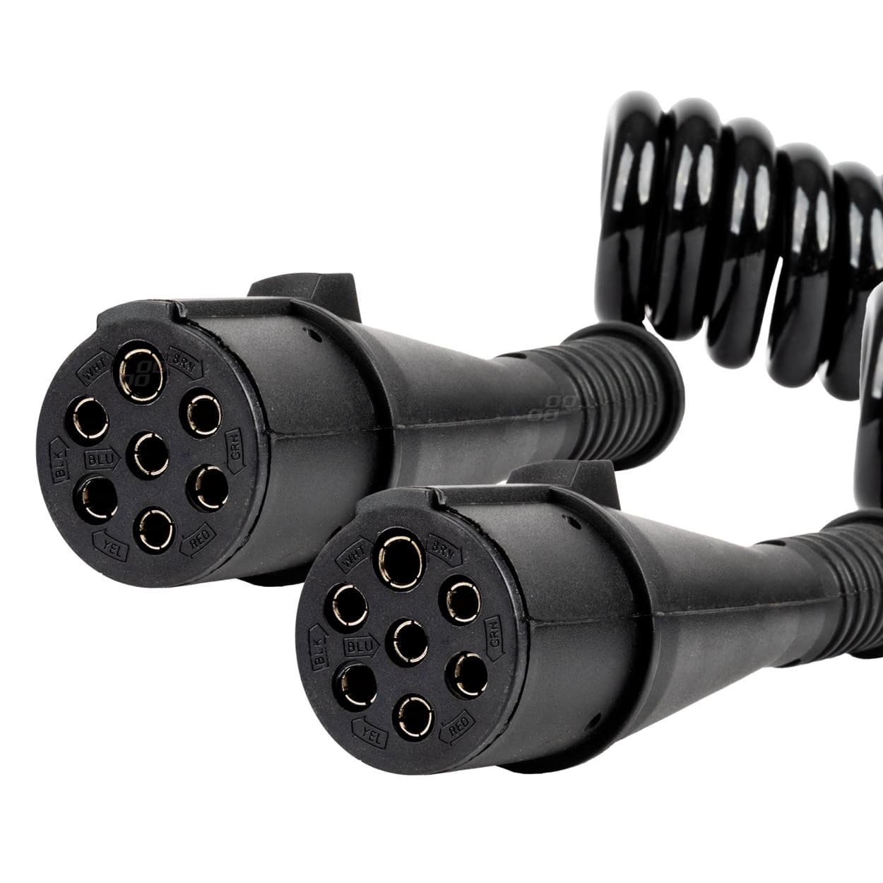 Spiralni kabel za polpriklopnik (2x 7-pin tip N) 5m, 24V, vlit