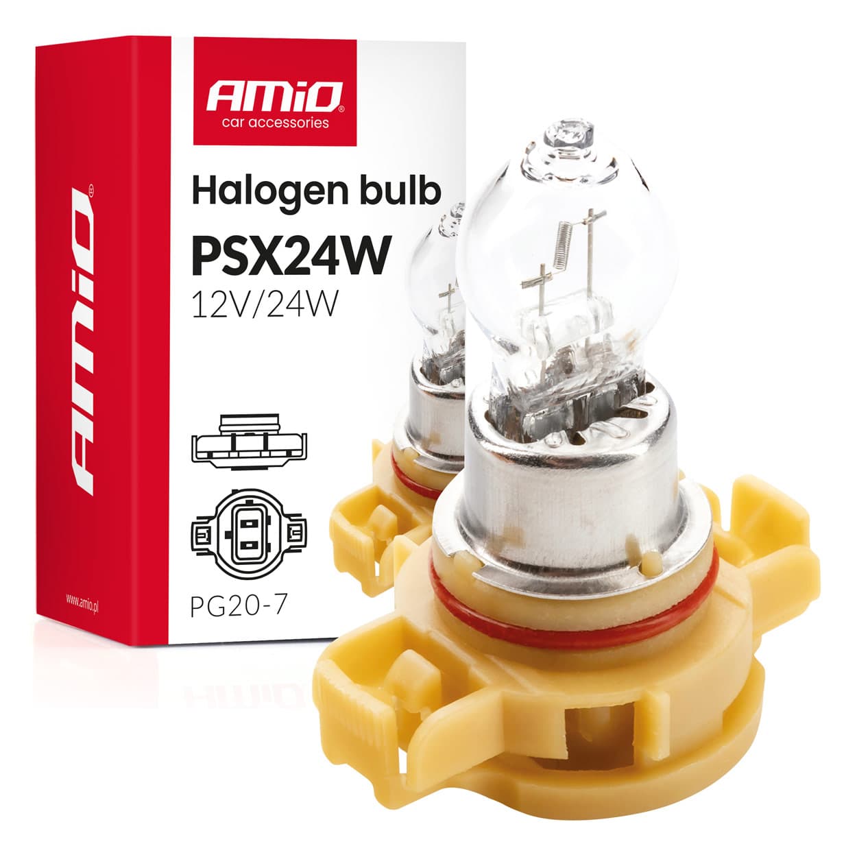 Avtomobilska žarnica AMiO PSX24W 12V 24W