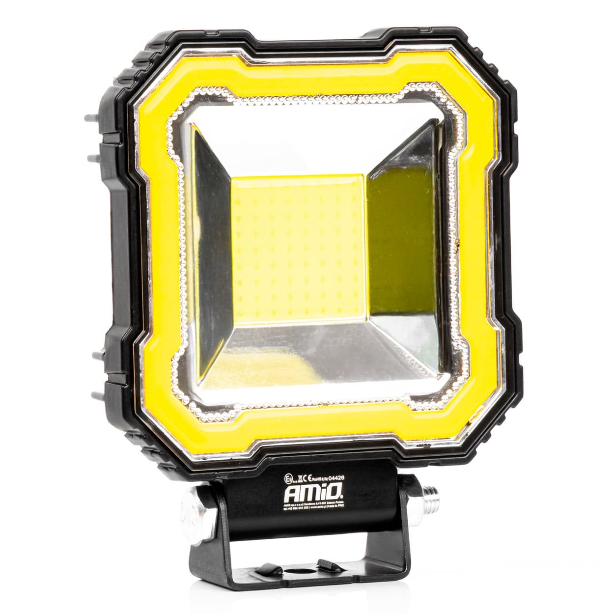 Delovna LED svetilka AMiO AWL82, 48W, 3600lm, 12/24V, FLOOD, rumena luč (stabilna)