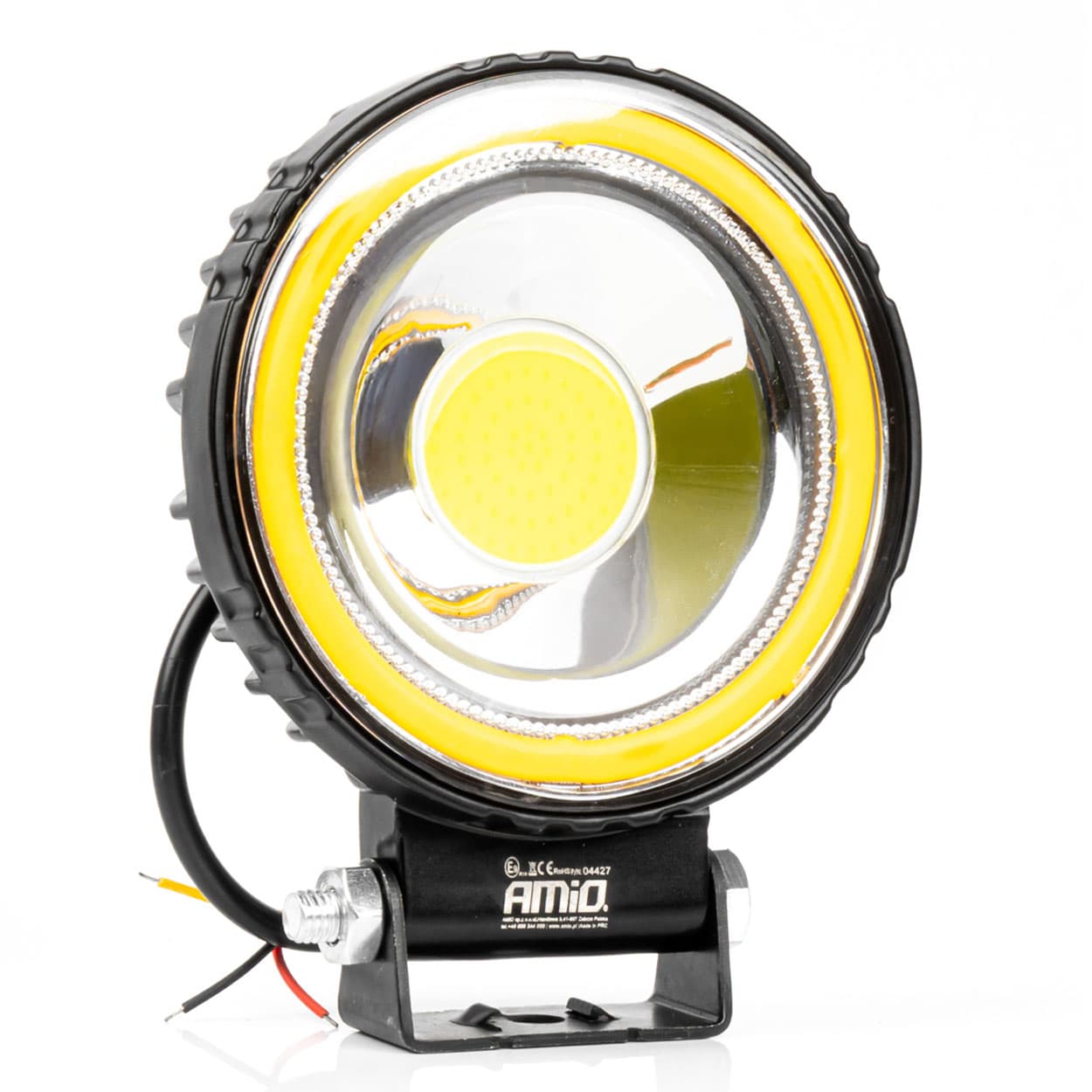 Delovna LED svetilka AMiO AWL83, 48W, 3600lm, 12/24V, FLOOD, rumena luč (stabilna)