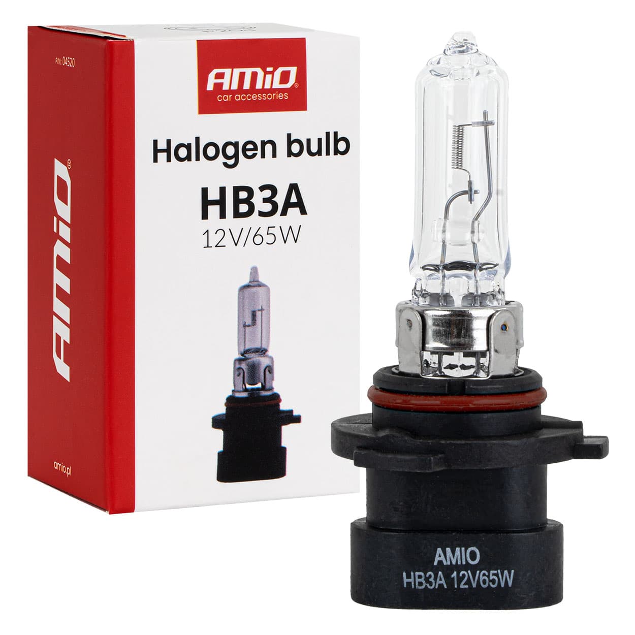 Halogenska žarnica AMiO HB3A (9005XS), 12V, 60W, P20d