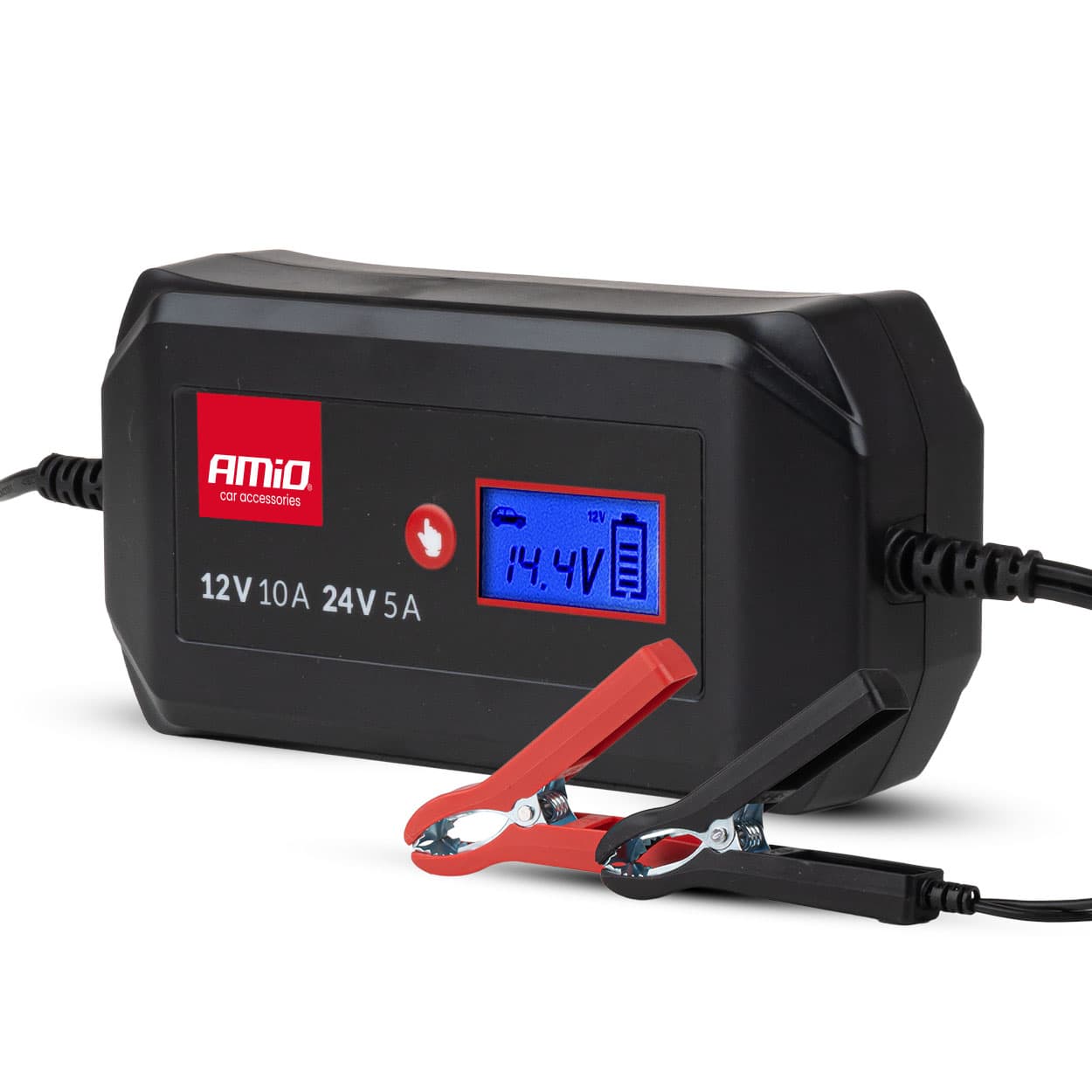Digitalni polnilnik AMiO AMiO-04525, 10A, 12V/24V (WET, AGM, GEL)