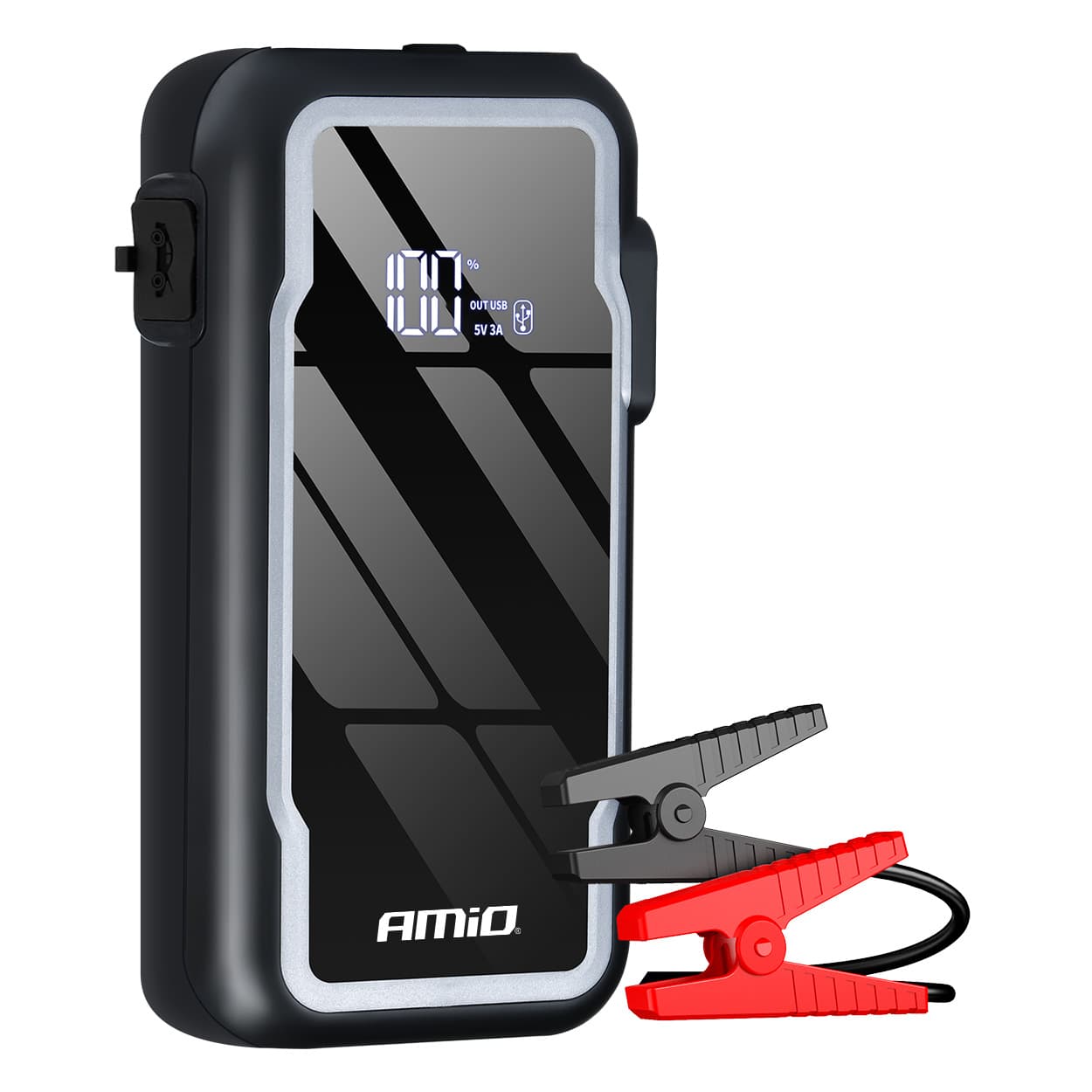 AMiO 3v1 naprava za zagon avtomobila: booster, powerbank, LED (1600A)