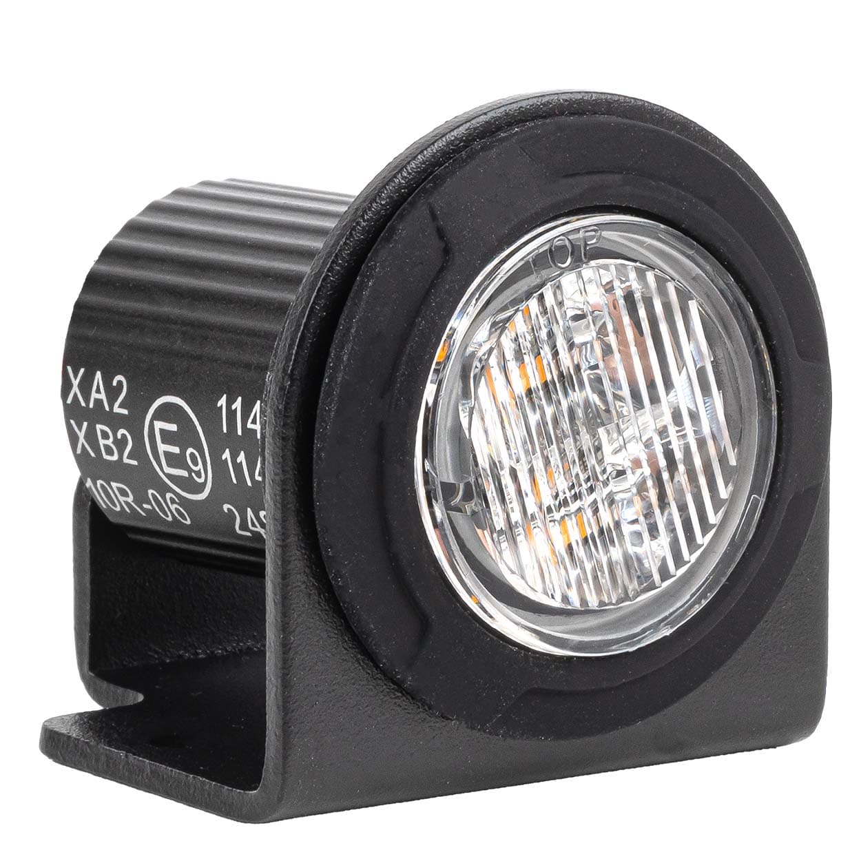 OPOZORILNA LUČ AMiO (Okrogla, Oranžna, LED, R65, 12/24V, 12W)