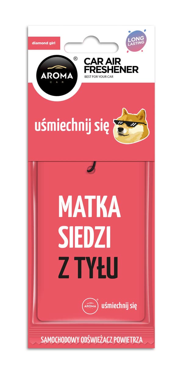 AROMA CAR osvežilec zraka 'Lets Smile' DIAMOND GIRL