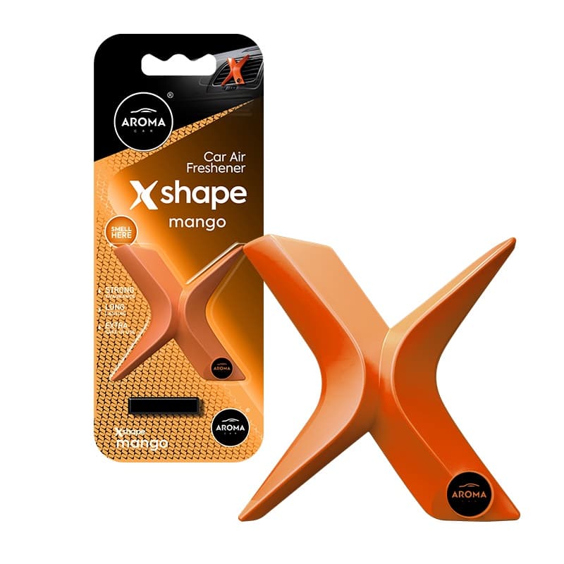 AROMA CAR Osvežilec zraka X Shape, mango
