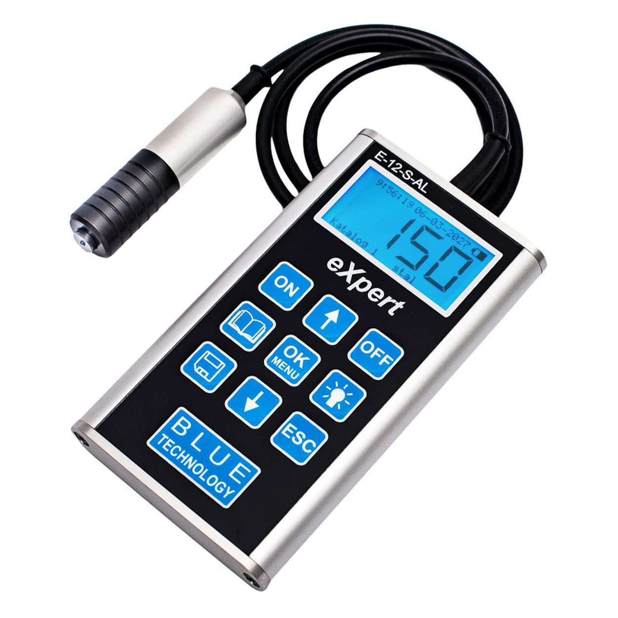Merač debeline laka BLUE TECHNOLOGY E-12-S-AL z akumulatorjem