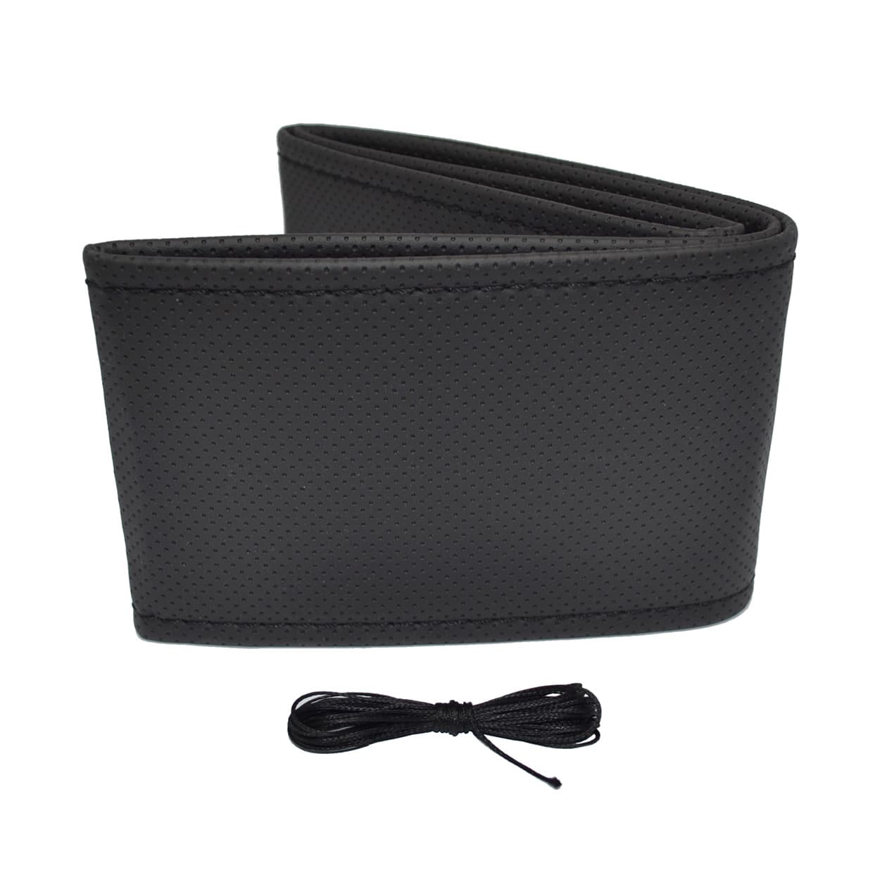 Prevleka za volan OTOM M, 38-39cm, perforirana ekokoža, šivanje