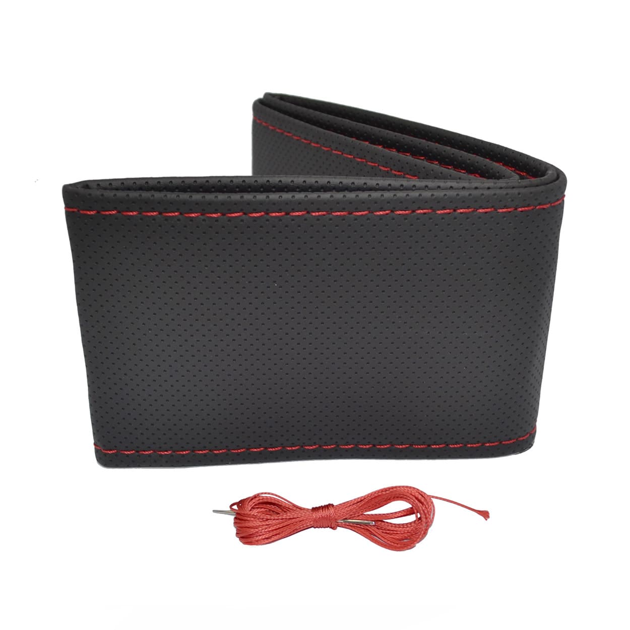 Prevleka za volan OTOM M, 38-39cm, perforirana ekokoža, šivanje