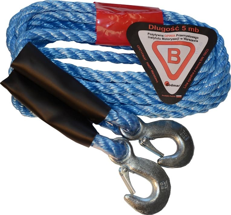 GODMAR vlečna vrv Titanium, 5m, 1450-2500 kg