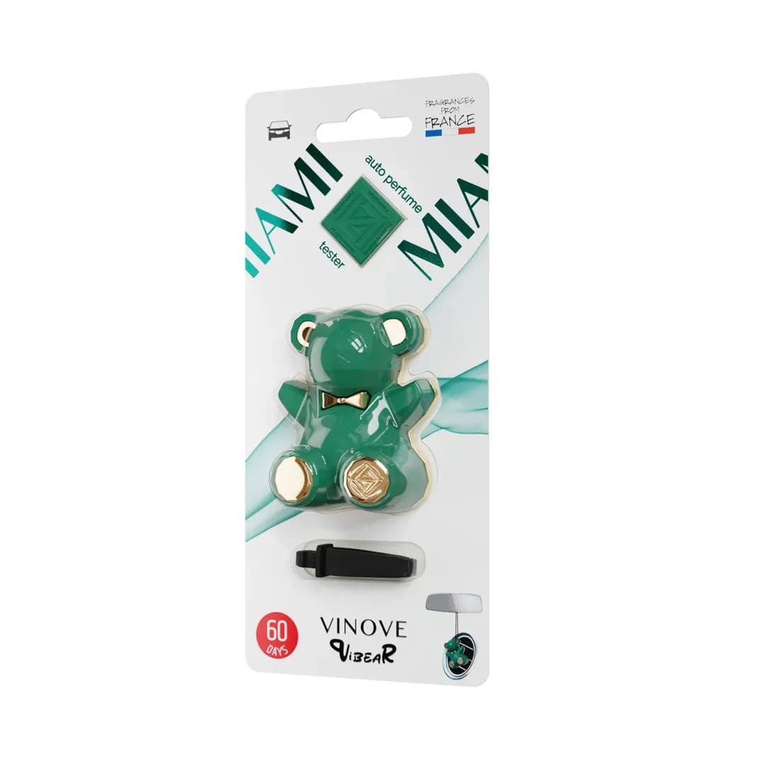 VINOVE Vibear Miami - dišava za avto, medvedek, do 60 dni