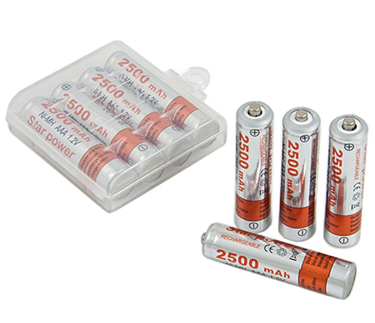 ATL BC53 4x AAA Akumulatorji Star Power 2500mAh