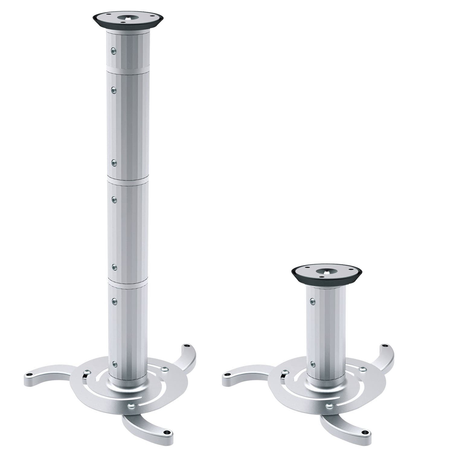 Maclean MC-517 S: Srebrni stropni nosilec za projektor (80-980mm, 10kg)