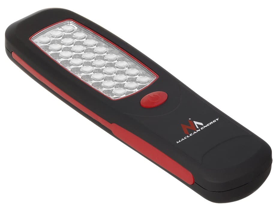 Maclean MCE03: Delovna LED svetilka (24 LED, magnet, kavelj, 3xAA)
