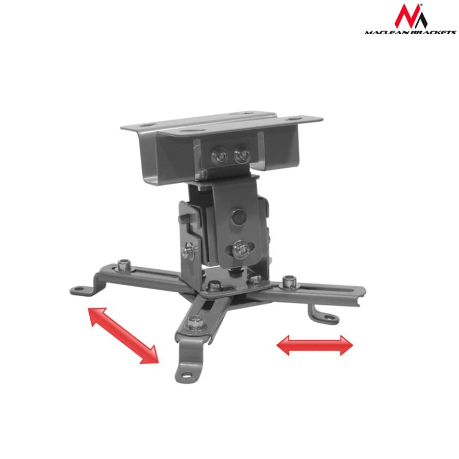Maclean MC-581: Stropni nosilec za projektor (43-65cm, 20kg) 8