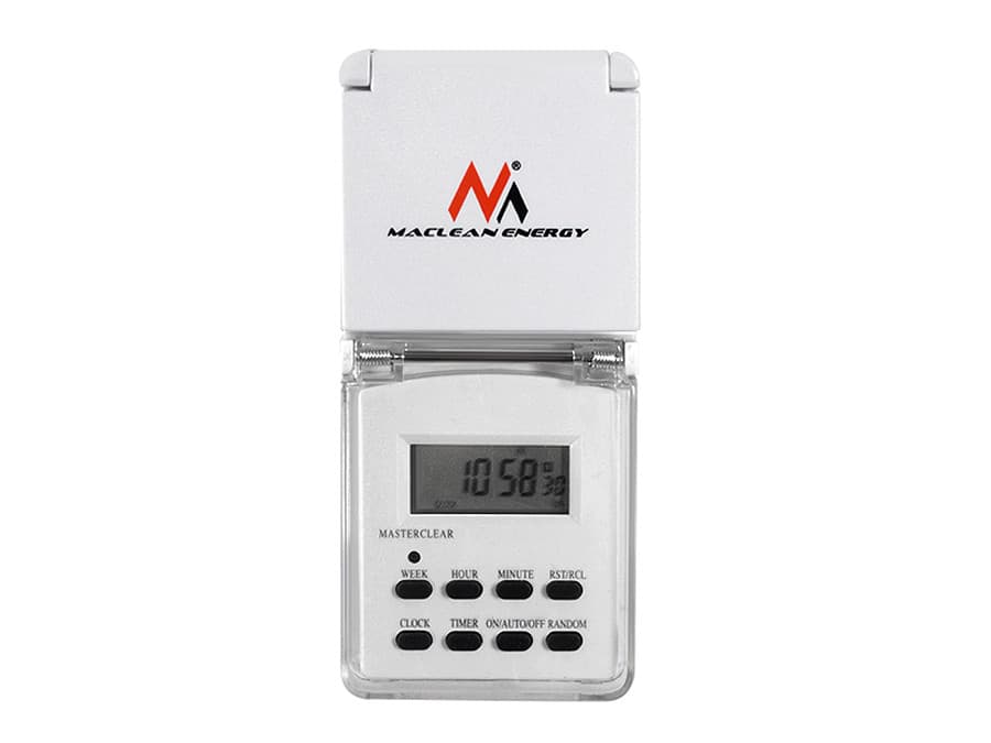 Maclean MCE08 digitalni časovni vklopnik, zunanji, 3600W, IP44 2