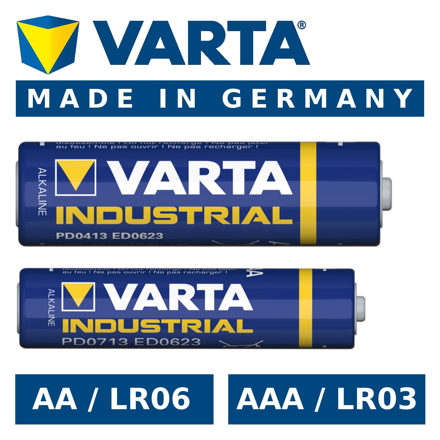Varta Baterija AAA LR03 Industrial 1,5V (1 kos) 3