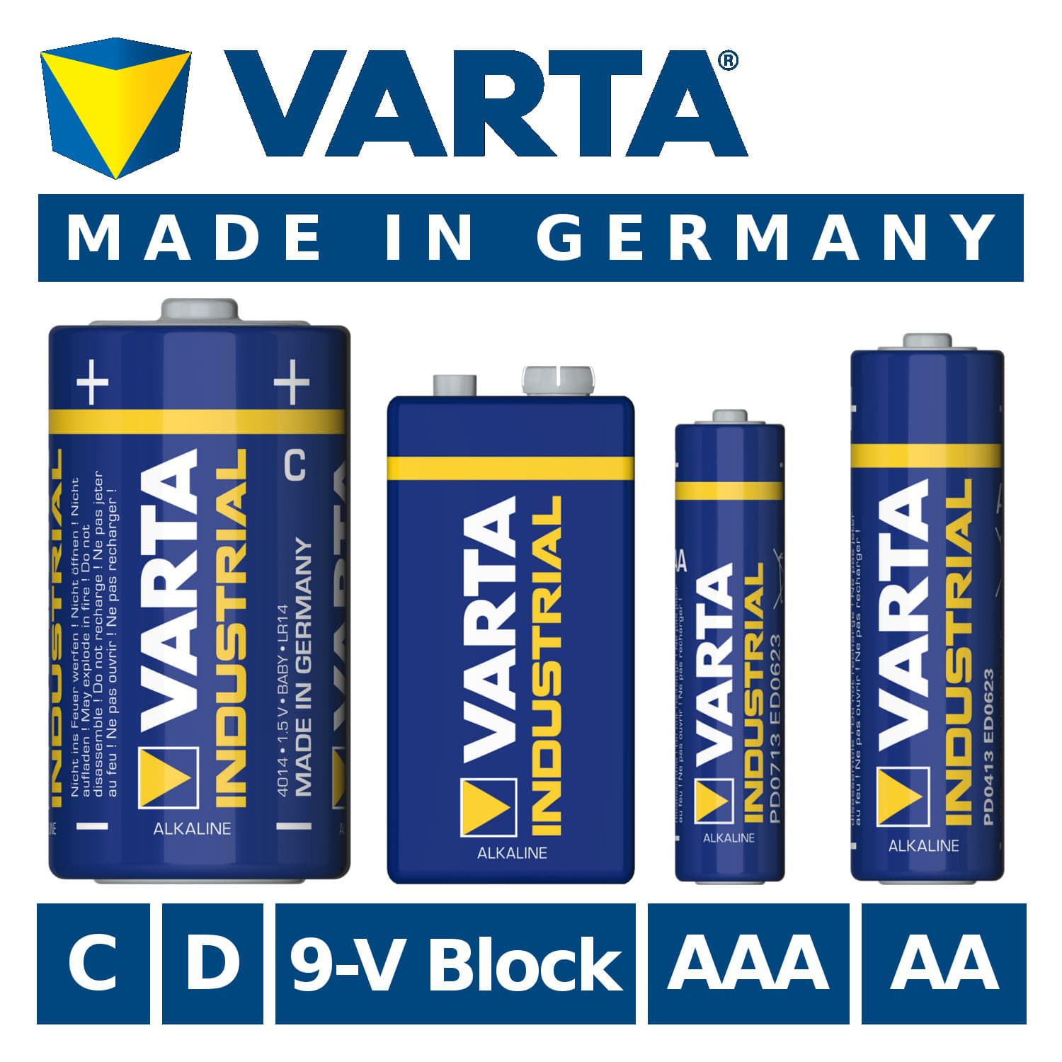 Varta Baterija AAA LR03 Industrial 1,5V (1 kos) 5
