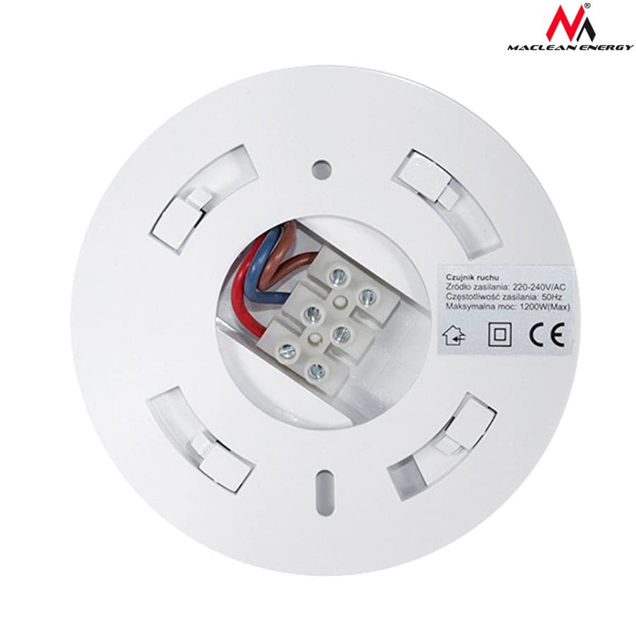 Maclean MCE19: Stropni PIR senzor gibanja, 1200W, 6m 4