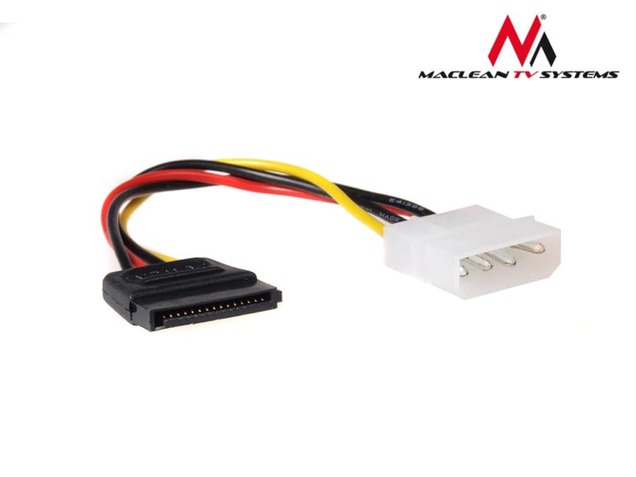 Maclean MCTV-633: Adapter napajalnega kabla Molex na SATA 2